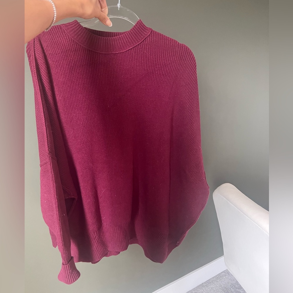 Free People Easy Street Tunic size XS maroon, barely worn